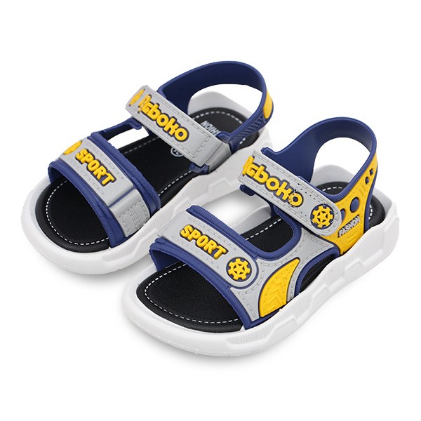Giày sandal cho bé Á Châu in chữ Rgboko Sport màu hồng 5
