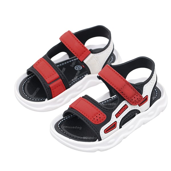 Giày sandal cho bé Á Châu in chữ Fashion màu xanh dương - AVAKids.com
