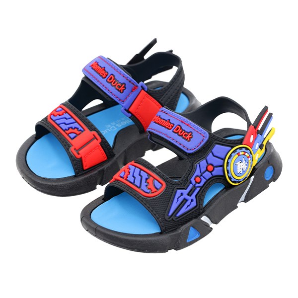 Giày sandal cho bé Á Châu in chữ Momies Duck màu xanh dương - AVAKids.com