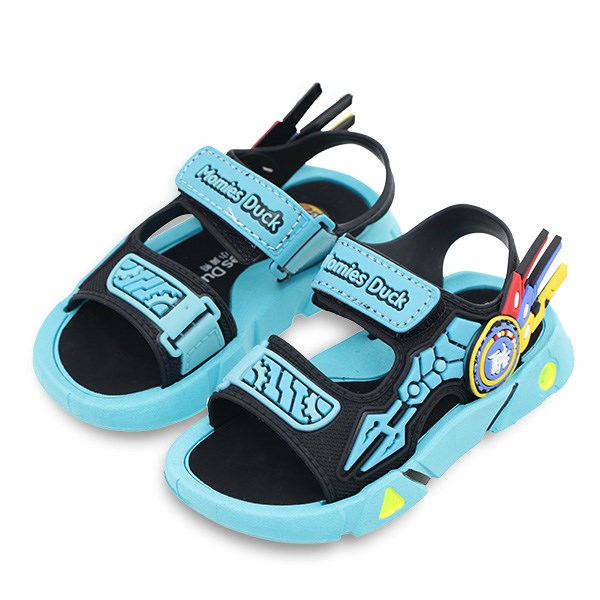 Giày sandal cho bé Á Châu in chữ Momies Duck màu đỏ 5