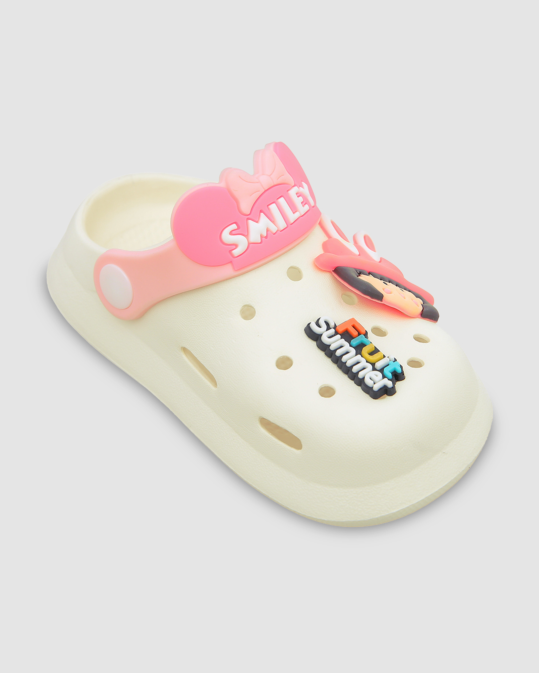 Dép sục cho bé Á Châu Avakids AC29 màu trắng 2