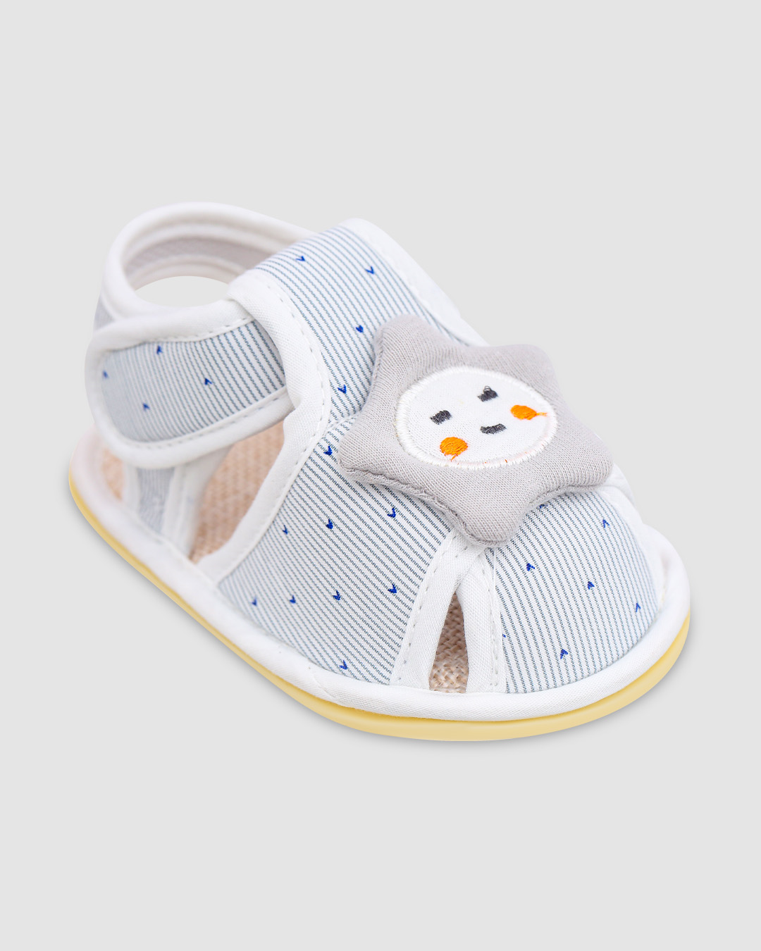 Giày tập đi cho bé Á Châu Avakids AC45 màu xám xanh 2