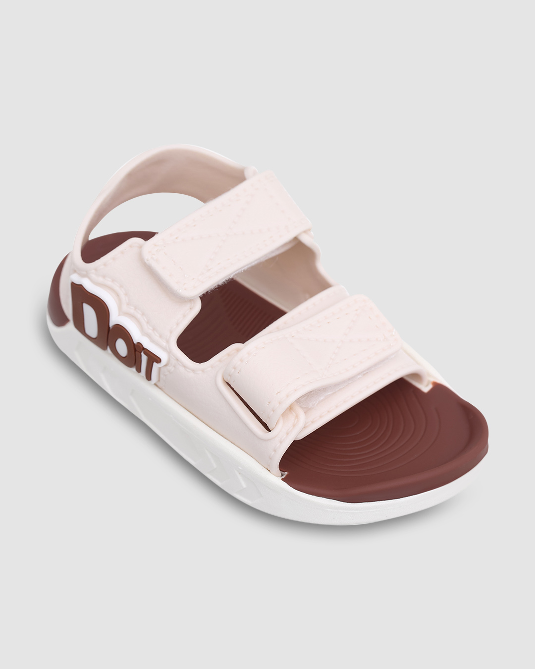 Giày sandal cho bé trai Á Châu Avakids AC49 màu be - nâu 2