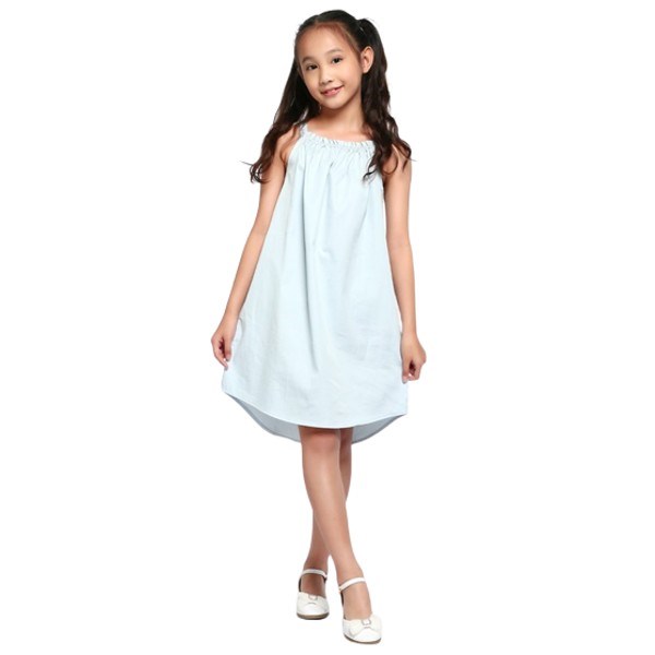 Đầm bé gái AVAFashion CC màu xanh da trời - AVAKids.com