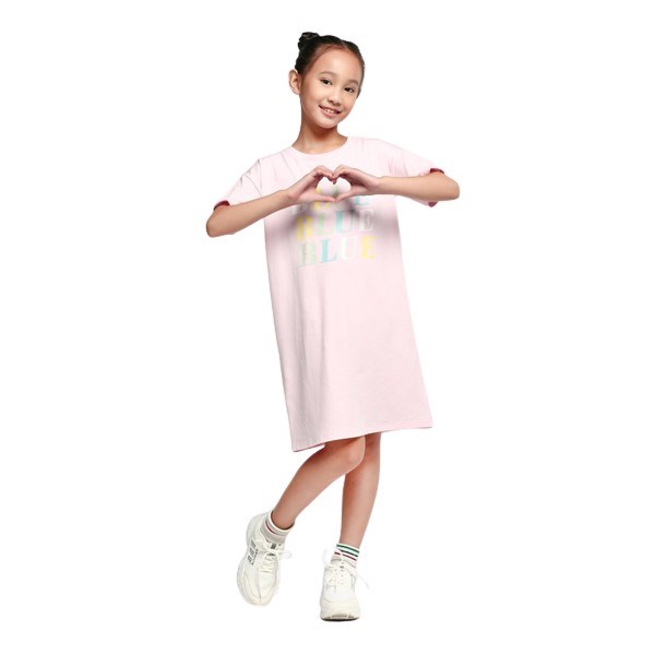 Đầm bé gái AVAFashion 2C CC040 màu hồng - AVAKids.com