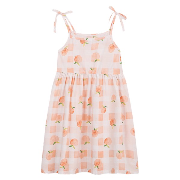 Đầm bé gái Canifa 1DS21S018-FO030 màu cam - AVAKids.com
