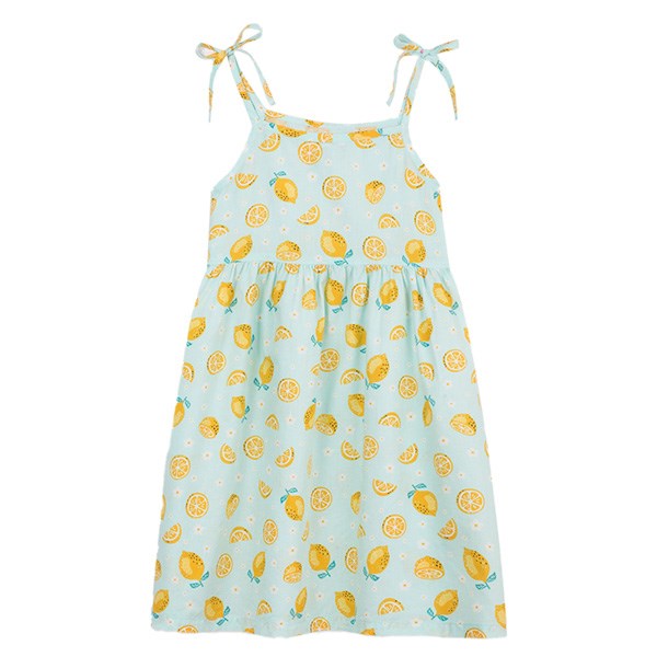 Đầm bé gái Canifa 1DS21S018-FB287 màu xanh - AVAKids.com