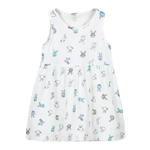 Đầm bé gái Rabity 91.106 màu trắng - AVAKids.com