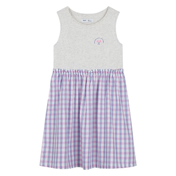 Đầm bé gái Canifa 1DS21S023-SA533 màu xám - AVAKids.com