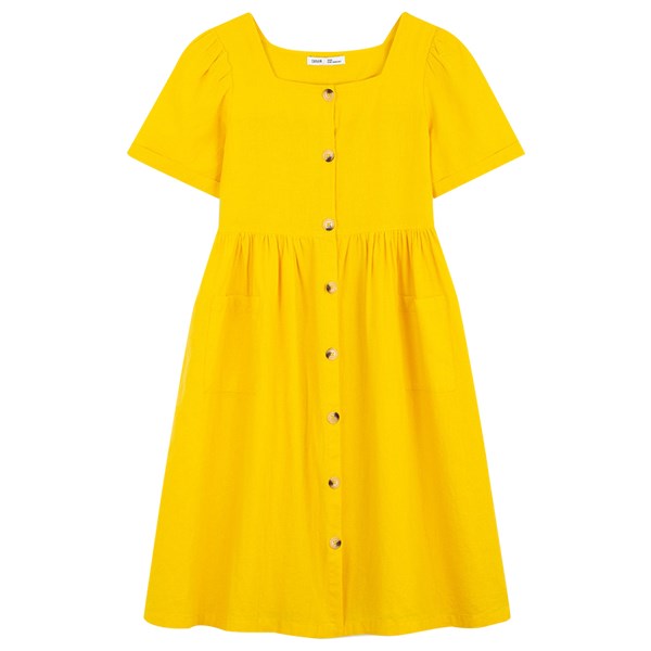 Đầm bé gái Canifa 1DS22S063-SY080 màu vàng - AVAKids.com