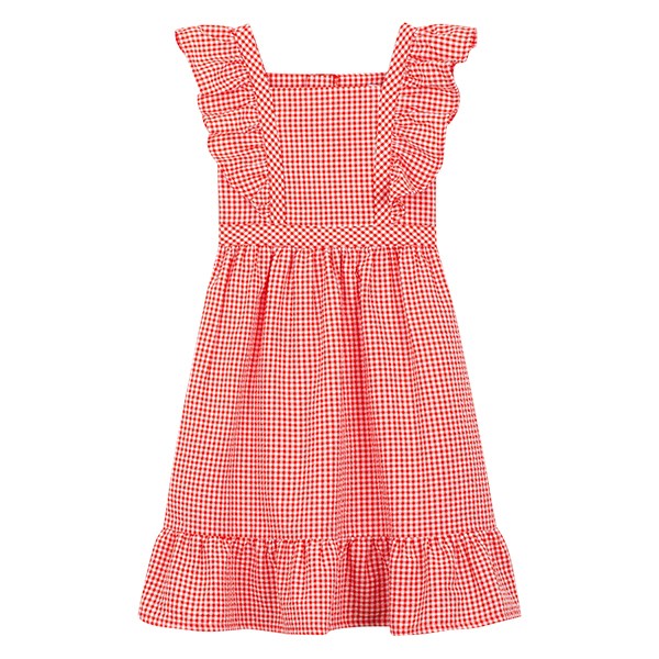 Đầm bé gái Canifa 1DS22S040-CR116 màu đỏ - AVAKids.com