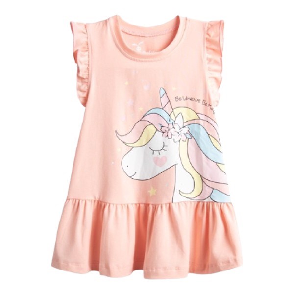 Đầm bé gái Rabity 92.461 màu hồng dễ thương, chính hãng, giá tốt - AVAKids.com