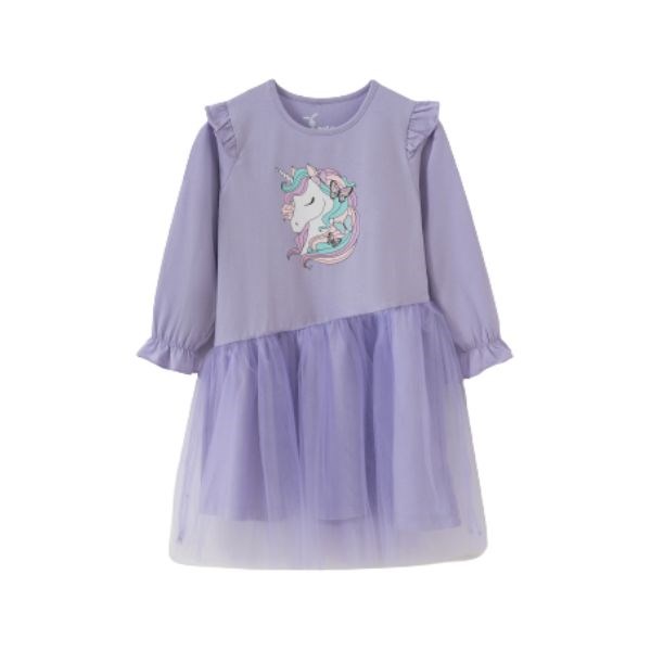 Đầm bé gái Rabity 92.744 màu tím - AVAKids.com