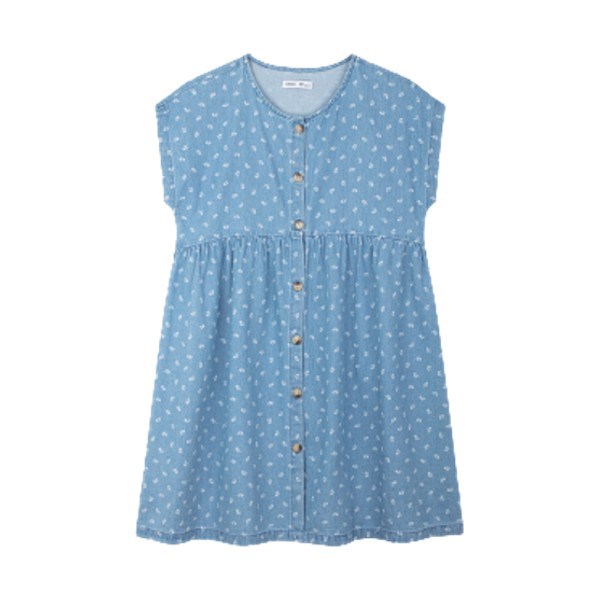Đầm bé gái Canifa 1DS22S031-FJ021 màu xanh - AVAKids.com