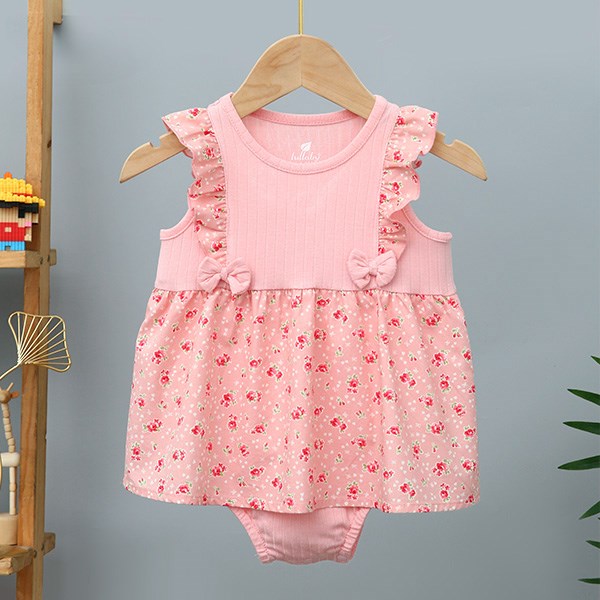 Đầm bé gái Lullaby NH289V màu hồng dễ thương, chính hãng, giá tốt - AVAKids.com