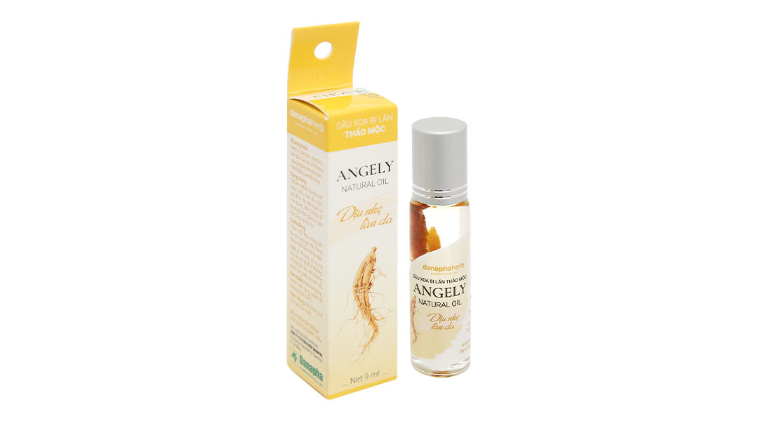 Dầu xoa bi lăn thảo mộc Angely giữ ấm cơ thể