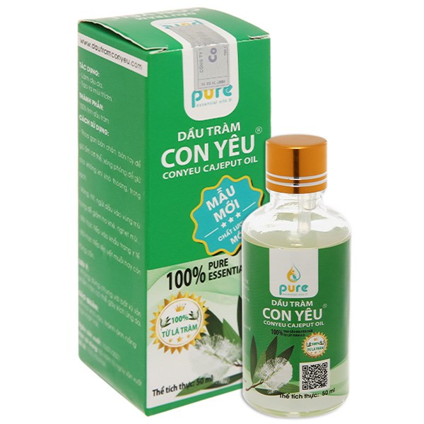 Dầu tràm Con Yêu làm dịu da, giữ ấm cơ thể cho bé