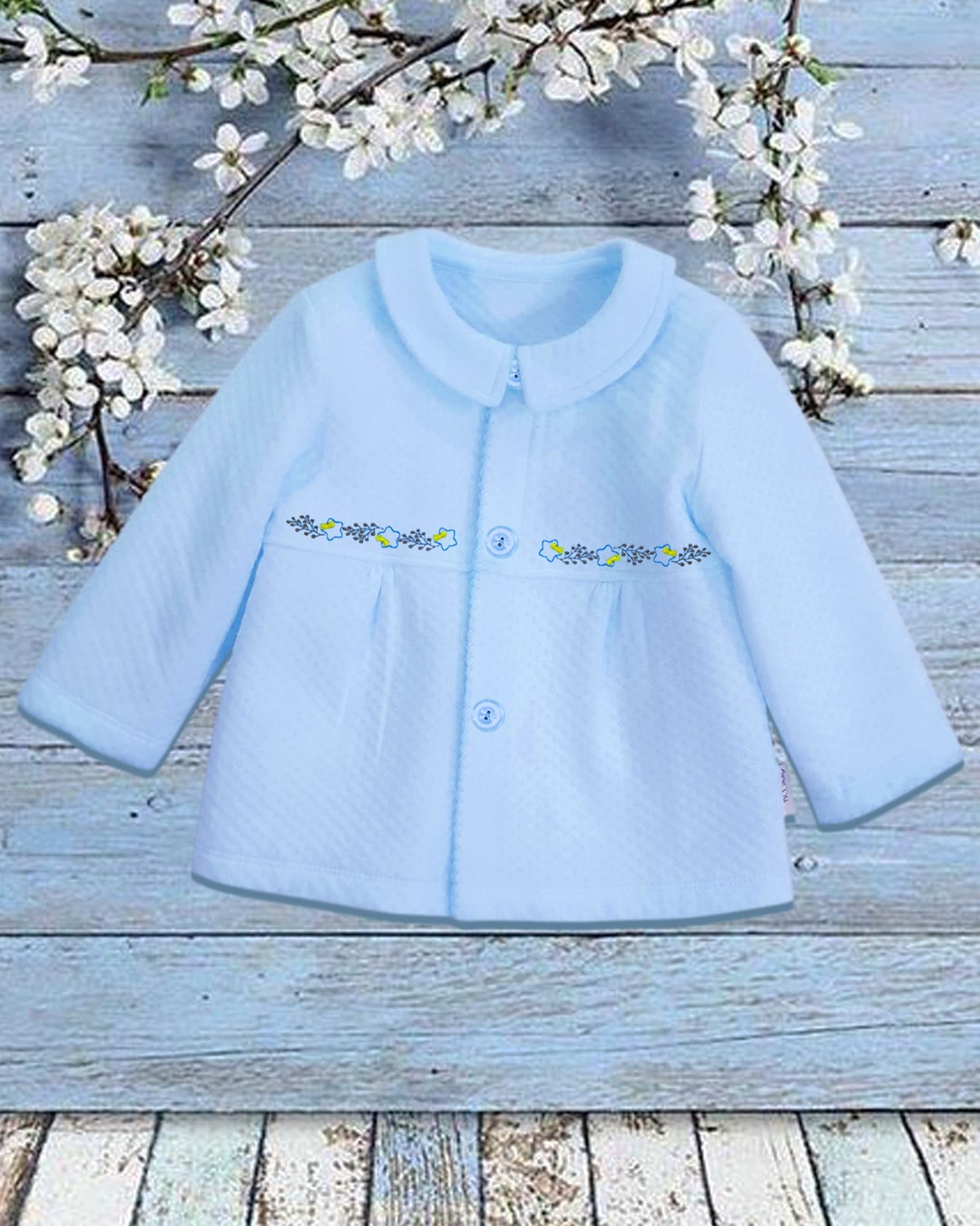 Áo khoác vải dệt bông bé gái BabyMommy - Màu ngẫu nhiên 3
