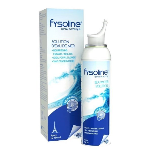 Nước muối vệ sinh mũi Fysoline isotonic spray 100 ml (Hộp chứa 1 bình xịt) - AVAKids.com
