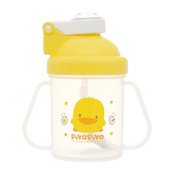 Bình tập uống nhựa PP PIYOPIYO PY830087 250 ml - Màu vàng (từ 8 tháng) - AVAKids.com