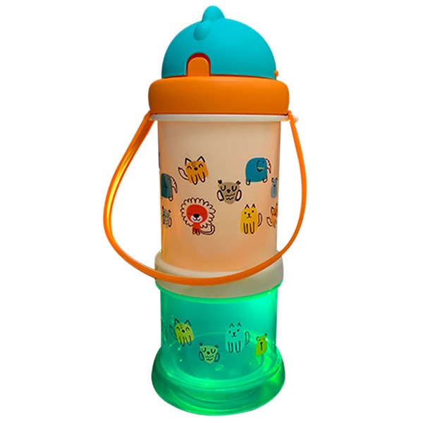 Bình tập uống nhựa PP AMI AM55418 300 ml + 150 ml - Màu ngẫu nhiên (từ 6 tháng) - AVAKids.com