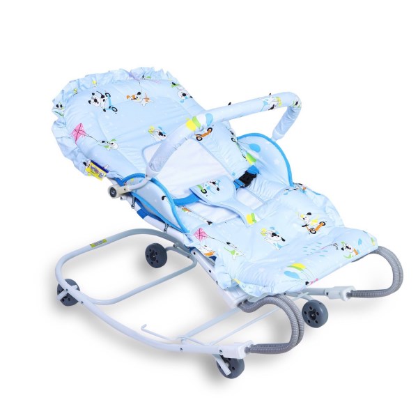 Ghế nhún ăn bột Autoru AUBFC02-LB (từ 6 tháng) - Màu xanh nhạt - AVAKids.com