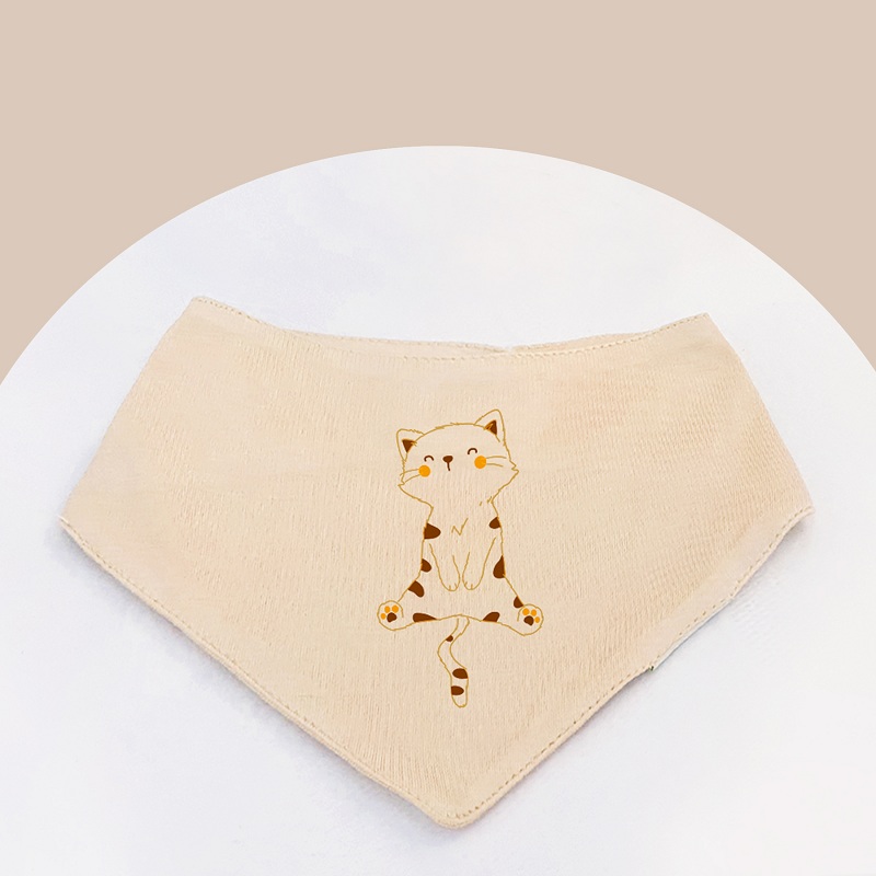 Yếm ăn cho bé hình thú cotton BabyMommy - Màu ngẫu nhiên (0 - 1 tháng) 3