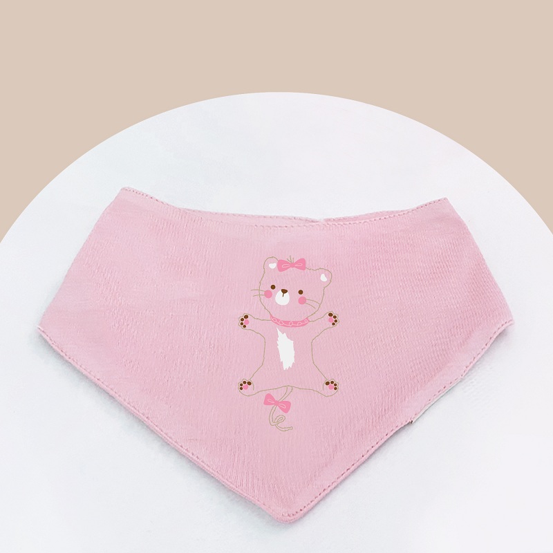 Yếm ăn cho bé hình thú cotton BabyMommy - Màu ngẫu nhiên (0 - 1 tháng) 4