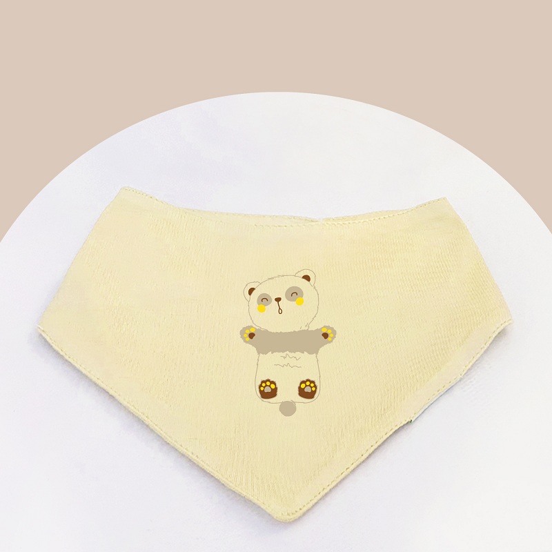 Yếm ăn cho bé hình thú cotton BabyMommy - Màu ngẫu nhiên (0 - 1 tháng) 5