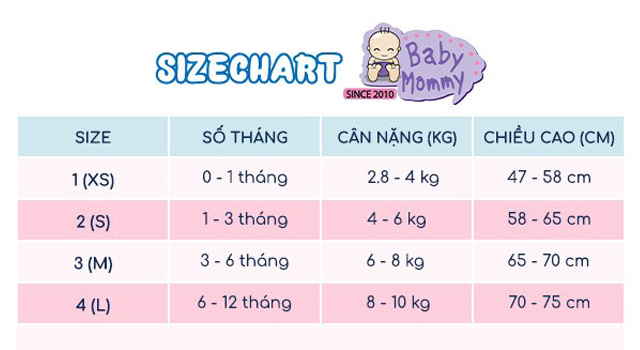 Tham khảo chọn size