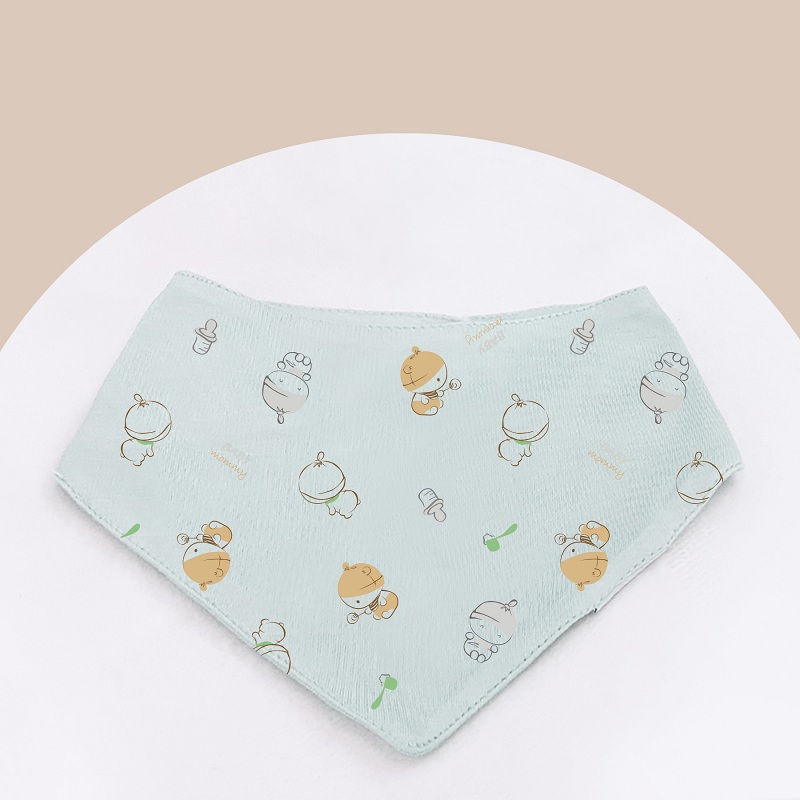 Yếm ăn cho bé hình em bé cotton BabyMommy - Màu ngẫu nhiên (0 - 1 tháng) 6