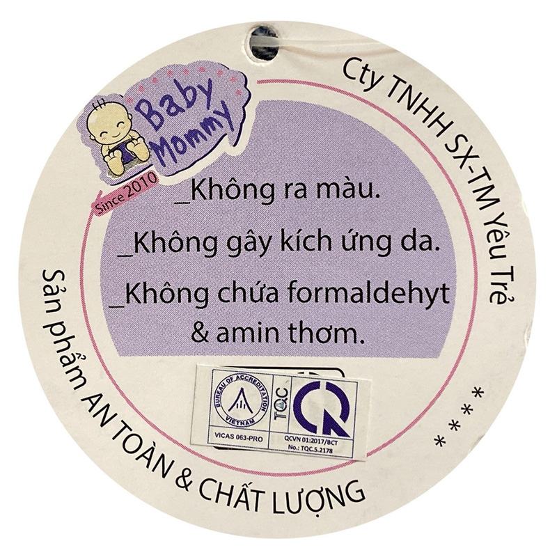 Yếm ăn cho bé hình em bé cotton BabyMommy - Màu ngẫu nhiên (0 - 1 tháng) 8