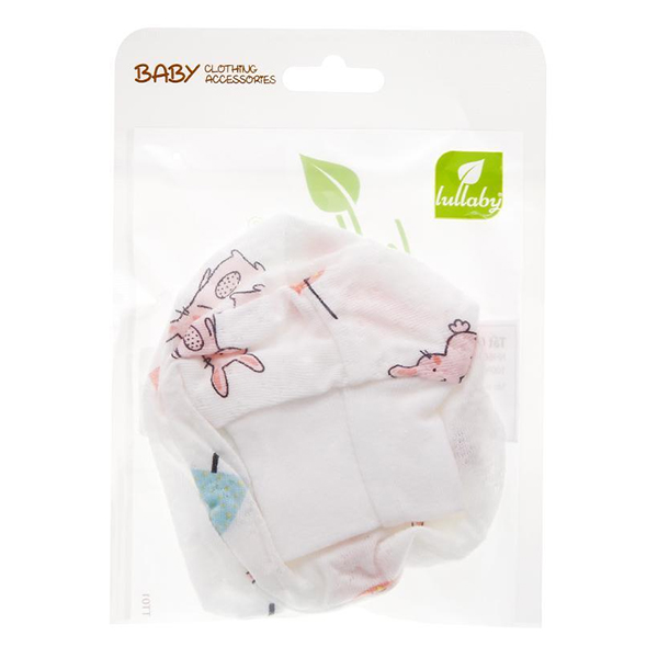 Bao chân có cổ Lullaby NH661P màu trắng (0 - 6 tháng) 3