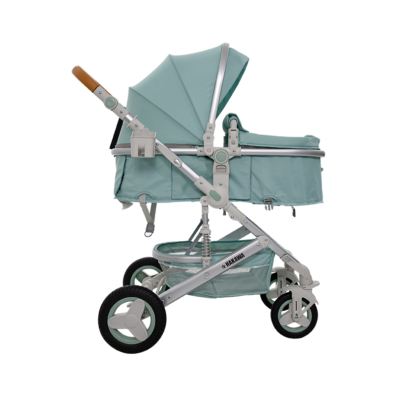 Xe đẩy 2 chiều gấp gọn HAKAWA HK-B02 (0 - 3 tuổi) - Màu xanh mint 3