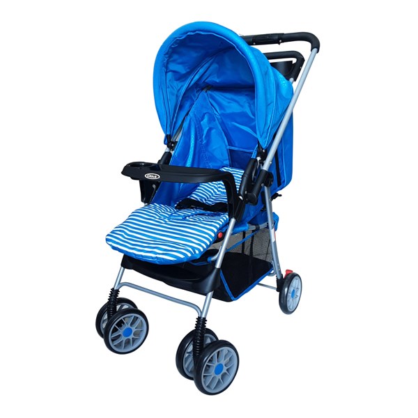 Xe đẩy 2 chiều gấp gọn Gluck Baby C8M (0 – 5 tuổi) – Màu xanh dương