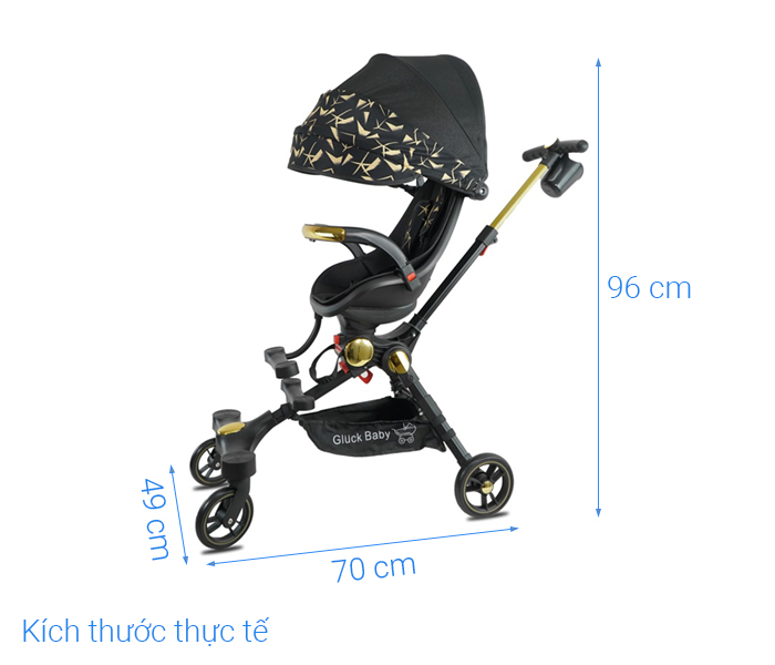 Xe đẩy 2 chiều Gluck Baby G8