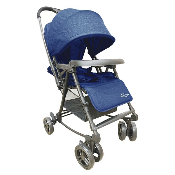 Xe đẩy 2 chiều gấp gọn Gluck Baby C9 (0 – 5 tuổi) – Màu xanh navy