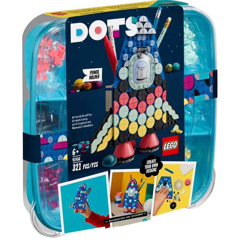 Đồ chơi lắp ráp hộp đựng viết tên lửa Lego Dots 41936