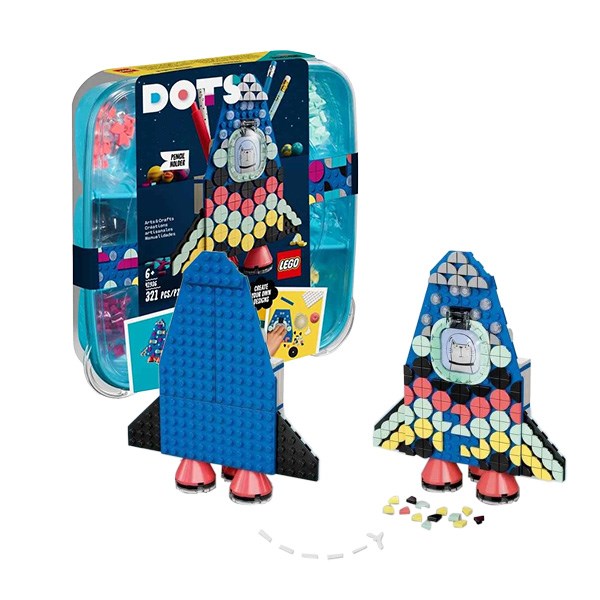 Đồ chơi lắp ráp hộp đựng viết tên lửa Lego Dots 41936 (321 chi tiết)