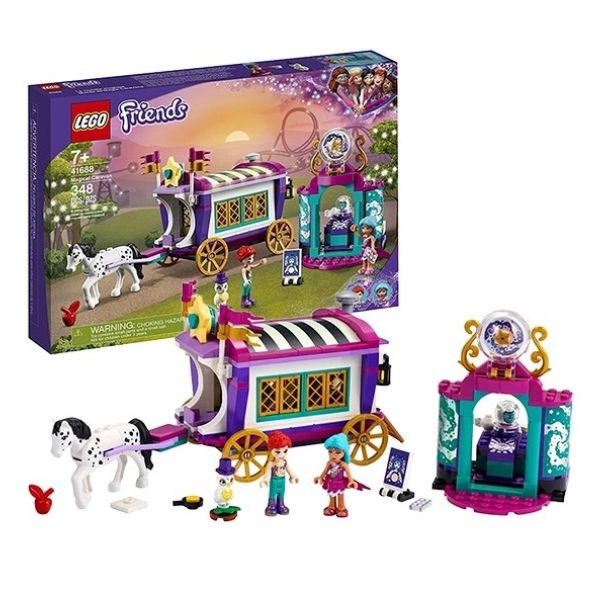 Đồ chơi lắp ráp đoàn xe ảo thuật huyền bí Lego Friends 41688 (348 chi tiết)