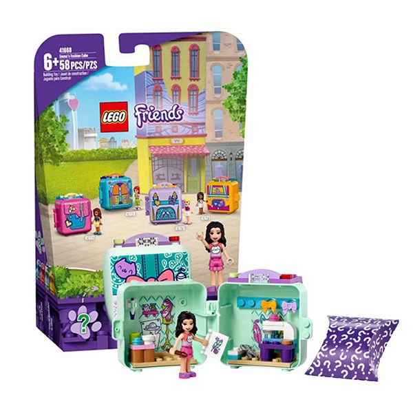 Đồ chơi lắp ráp hộp phụ kiện ngày hè của Emma Lego Friends 41668 (58 chi tiết)