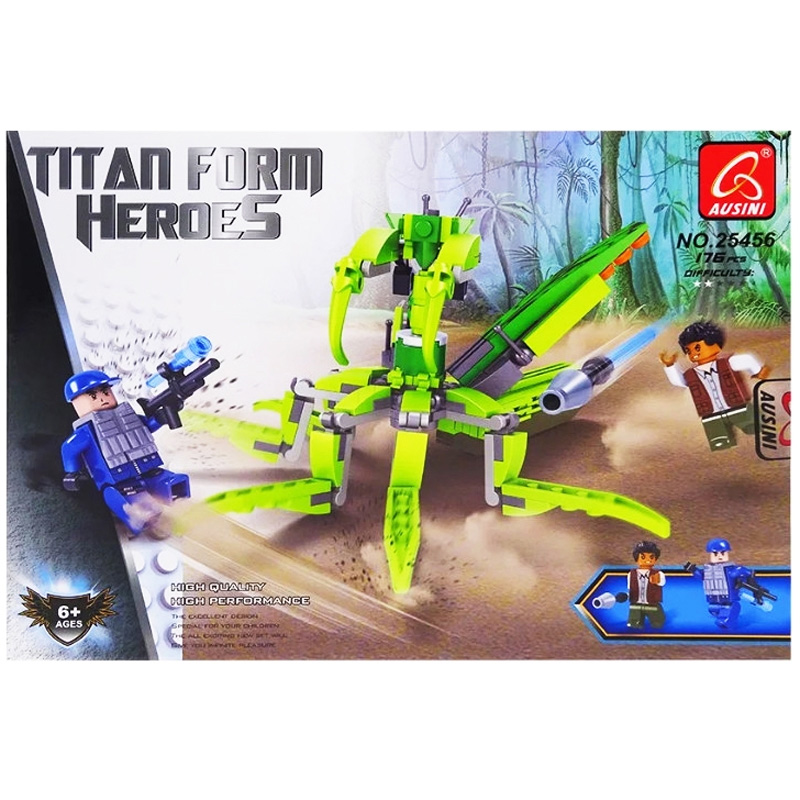 Đồ chơi lắp ráp quái vật hành tinh Ausini 25456 (176 chi tiết) 2