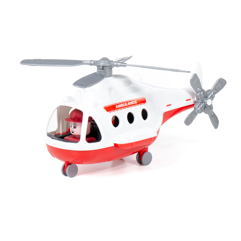 Đồ chơi máy bay trực thăng cứu thương Alpha POLESIE PLS-68668