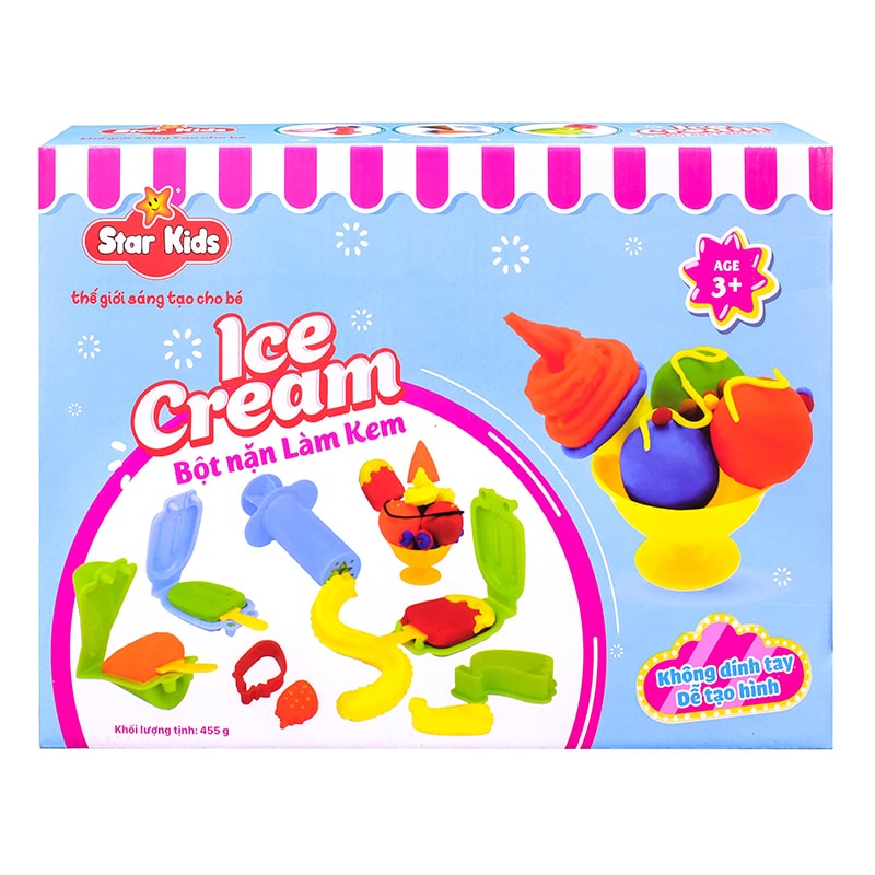 Bộ đồ chơi bột nặn làm kem Star Kids K-002