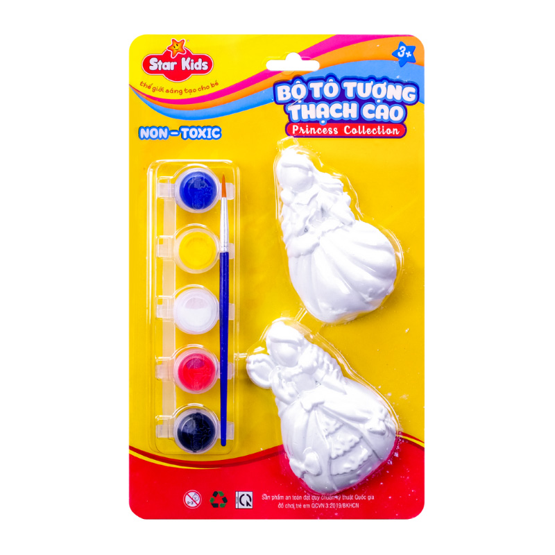 Bộ đồ chơi tô tượng thạch cao khủng long Star Kids K-121 15