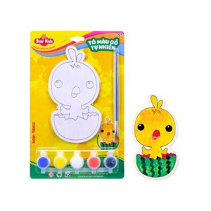 Bộ đồ chơi tô gỗ con gà Star Kids K-203