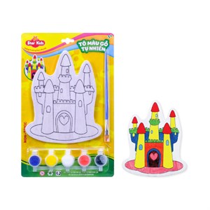 Bộ đồ chơi tô gỗ lâu đài thần tiên Star Kids K-209