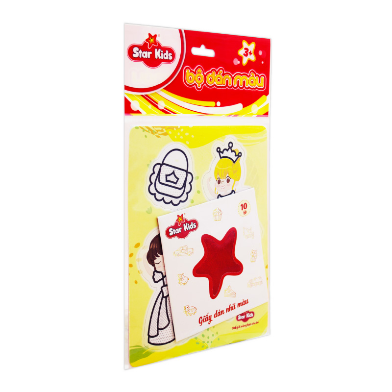 Bộ đồ chơi tranh dán màu váy công chúa Star Kids K-605 2