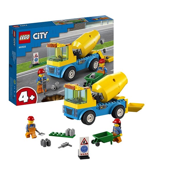 Đồ chơi lắp ráp xe trộn xi măng Lego City 60325 (85 chi tiết)