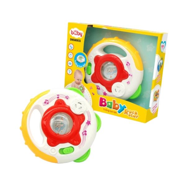 Đồ Chơi Baby Rock Star - Trống Lục Lạc Duka Dk580021